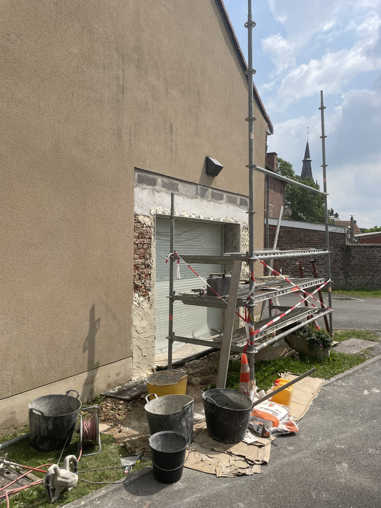 Ouverture baie vitrer